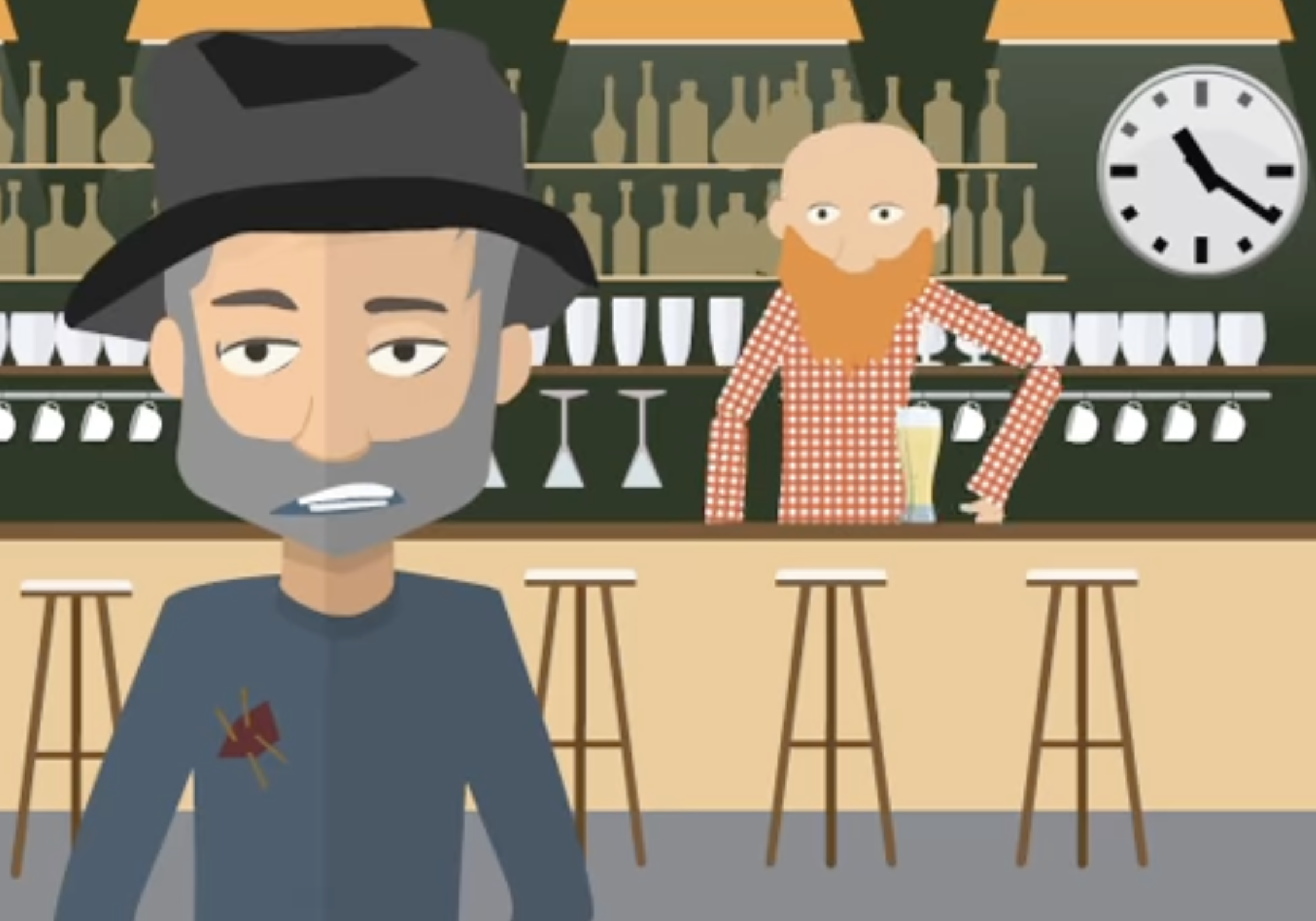geanimeerde video van "Triestige plant"